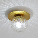 Modern gold decorbites crystal led ceiling light living room