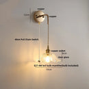 DecorBites™ Clear Glass LED Wall Lamp Modern Crystal Home Decor Bathroom Mirror Light
