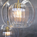 DecorBites™ Gold Glass Ball Pendant Light for Dining Room & Bedroom Decor