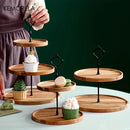 DecorBites™ Double-Layer/Three-Layer Dried Fruit Tray - Elegant Serving Dish for Desserts and Snacks