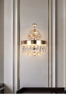 DecorBites™ Luxe Crystal Ceiling Chandelier - Elegant Home Decor Hanging Light for Living Room