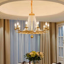 DecorBites™ Country Candle Crystal Chandelier for Home Decoration