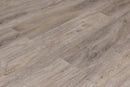 SPC Vinyl Rigid Core 7" Width 60" RL, 6mm Thick, 1.5mm IXPE Select Chrome, Amare Floors - Mazzia Collection plank angle view 2