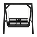 Amish Casual Console Porch Swing with A-Frame Stand