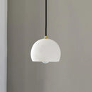 Semicircular Alabaster Pendant Light