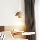 Semicircular Bud Travertine Pendant Lamp