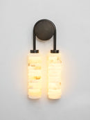 Calla Ribbed Alabaster Wall Sconce