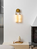 Calla Ribbed Alabaster Wall Sconce