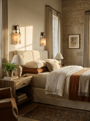 Calla Ribbed Alabaster Wall Sconce