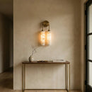 Calla Ribbed Alabaster Wall Sconce