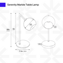 Serenity Marble Table Lamp