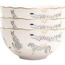 Set of 3 Cheetah Ceramic Bowls  | 3 Set of Dinnerware Dish Pot | 4.25” x 2.5”