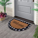 Welcome Natural Coir Non Slip 28 in. x 18 in. Indoor Outdoor Doormat