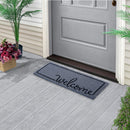 Welcome'' Home'' Hello'' Rubber Non-Slip 30'' x 10'' Indoor Outdoor Doormat