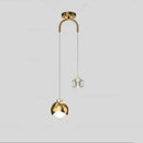 DecorBites™ Crystal Ball Pendant Lights: Modern LED Luxury for Bedroom, Nordic Minimalist Design