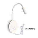 DecorBites™ Corded Gooseneck Wall Sconce with USB Port Switch and Cree LED Backlight