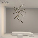 DecorBites™ LED Chandelier: Modern Luster Lighting for Stair Hall Bedroom Room Duplex Building