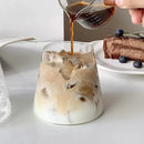DecorBites™ Clear Glass Water Cup Coffee Mug Juice Drink Bottle Kitchen Tableware
