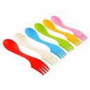 DecorBites™ 6Pcs Outdoor Spork Set: Spoon, Fork, Cutter - Camping, Hiking, Picnic Utensils