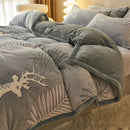 DecorBites™ Dual-Layer Winter Velvet Duvet Cover - Soft & Warm Double-Sided Quilt Blanket