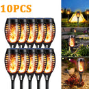 Outdoor 96LED Solar Flame Torch Lights Flickering Light Dancing Led Waterproof Garden Decoration Lawn Path Yard Patio Lamps
