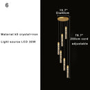 DecorBites™ High-ceiling Room Pendant Lights Adjustable Luxury Fixture