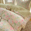 DecorBites™ Lace Romantic Comforter Set - Full Twin Double Size Bed Linens