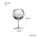 DecorBites™ Glass Gold Table Lamp: Luxury Designer Desk Light for Elegant Living Spaces