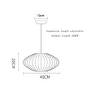 DecorBites™ Elegant Silk Designer Pendant Lamp for Home & Hospitality Lighting