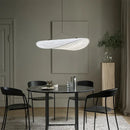DecorBites™ Japanese Wabi-Sabi Minimalist Bedroom Chandelier - White Art Tea Room Lighting