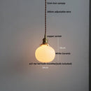 DecorBites™ Copper White Glass LED Pendant Lamp for Modern Living Room Decor