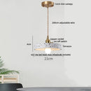 DecorBites™ Terrazzo Stone LED Pendant Lamp for Industrial Loft, Bar, Coffee, Living Room.