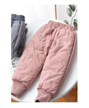 Kids Winter Thermal Pants – Cotton Padded Warm Trousers for Snow Play