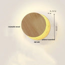 DecorBites™ LED Wall Lamp 2 Glass Ball White, Yellow Travertine Stone Indoor Light