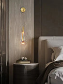 DecorBites™ Crystal LED Wall Lamp Modern Minimalist Living Room Bedside Lamp