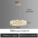 DecorBites™ Golden Crystal Ring Chandelier: Luxury Gloss Ceiling Lighting for Modern Living Room