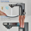 DecorBites™ LCD Sensor Basin Faucet Hot Cold Water Mixer Tap Touchless Vanity Faucet