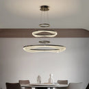 DecorBites™ Acrylic Living Room Chandelier Pendant Light Fixture_LED Hanging Lamp