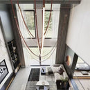 DecorBites™ Designer Leather Chandelier Belt Pendant Light for Modern Spaces