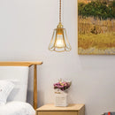 DecorBites™ Glass LED Hanging Lamp | Minimalist Copper Pendant Light