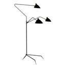 DecorBites™ Black Serge Mouille Tripod Floor Lamp - Loft Industrial Standing Lamp
