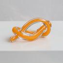 DecorBites™ Geometric Glass Sculpture Twine Knot Decor Home Decor Accessory