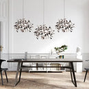DecorBites™ Dandelion Chandelier: Modern Nordic Pendant Light for Living Dining Room, Creative Balcony Fixture