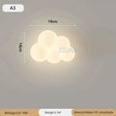 DecorBites™ Cloud Cartoon Wall Lamp for Nursery Room, Kids Bedroom, Cute Animal Sconce