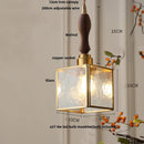 DecorBites™ Glass Globe LED Pendant Light Fixture for Porch Kitchen Aisle, Adjustable Hanging Lamp