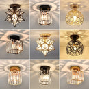 DecorBites™ Crystal Glass LED Chandelier for Modern Living, Study, and Aisle Lighting