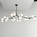 DecorBites™ Glass Ball LED Chandelier Molecular Pendant Lighting for Living Dining Bedroom
