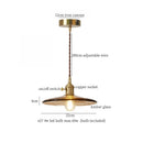 DecorBites™ Glass LED Hanging Lamp | Minimalist Copper Pendant Light