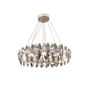 DecorBites™ Crystal LED Chandelier: Modern Luxury Indoor Hanging Lamp, Living Room Decor