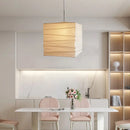 DecorBites™ Cube Rice Paper Pendant Lamp for Living Room Bedroom Cafe